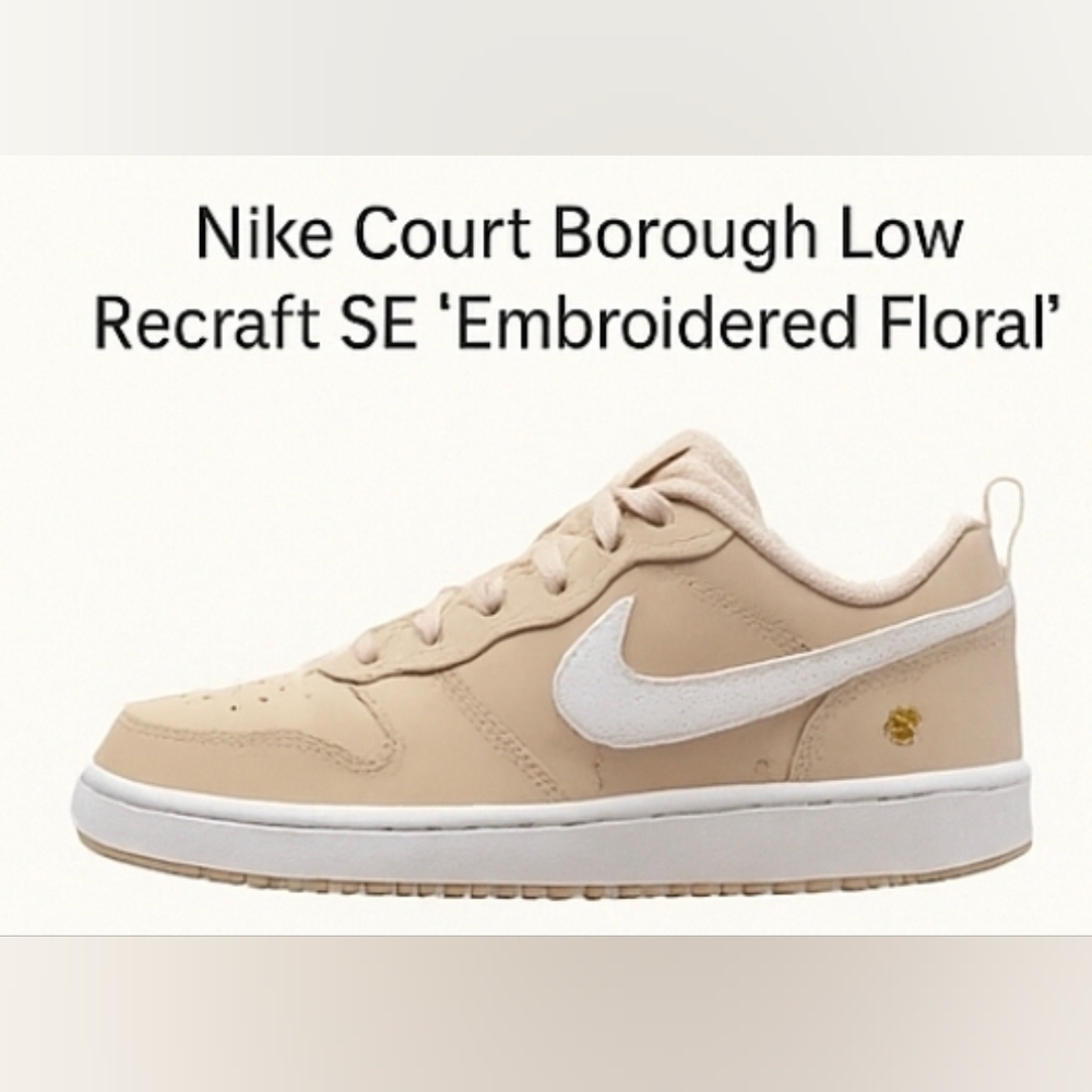 Nike Court Borough Low Recraft SE – Embroidered Floral